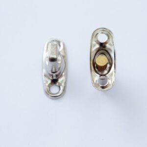 Commonsense Two Screw Stud Single Height 401, Nickel