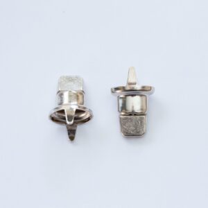 Commonsense Two Prong Stud Double Height 412, Nickel